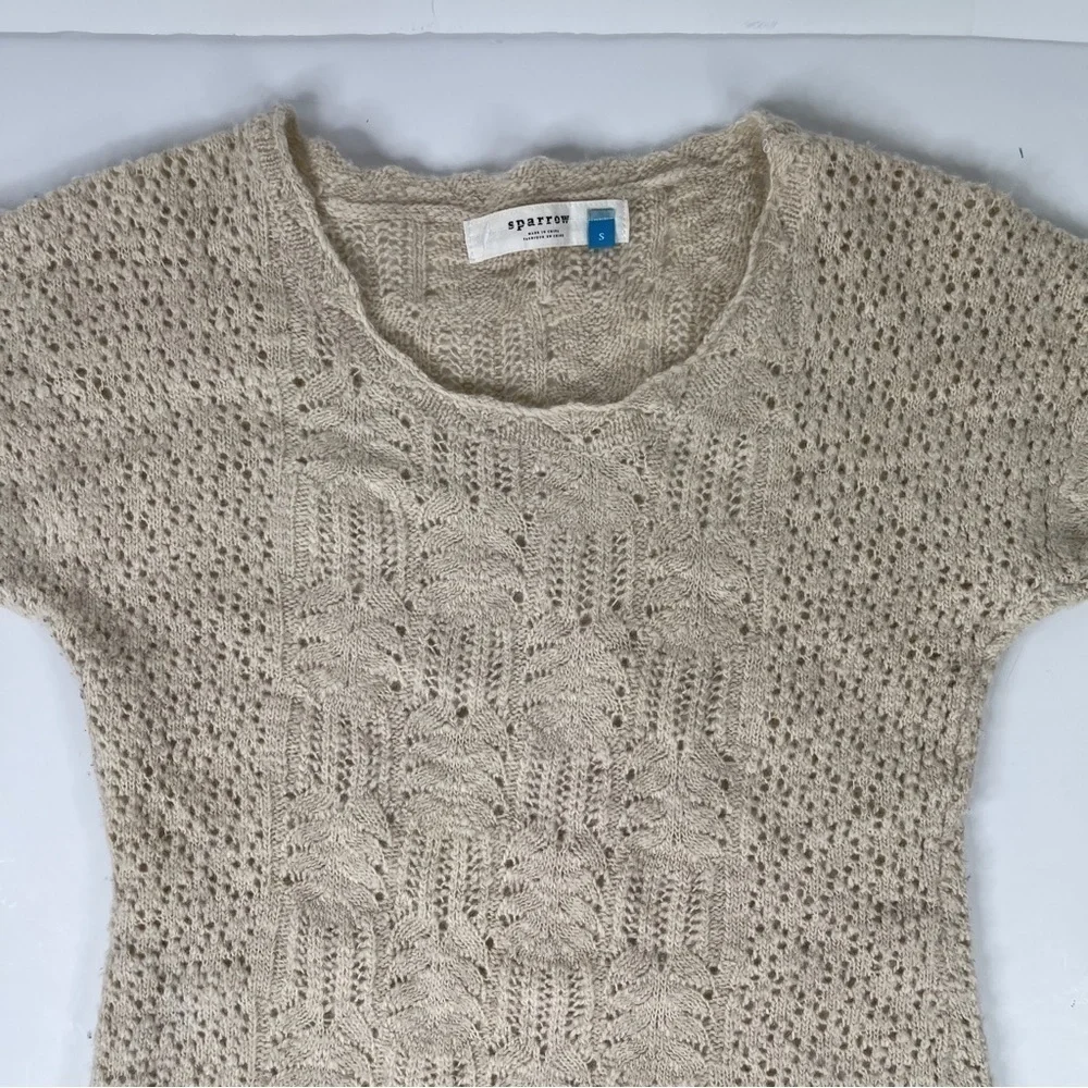 Anthropologie Sparrow Wool Linen Tunic Sweater Small